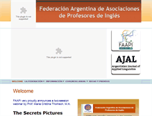 Tablet Screenshot of faapi.org.ar